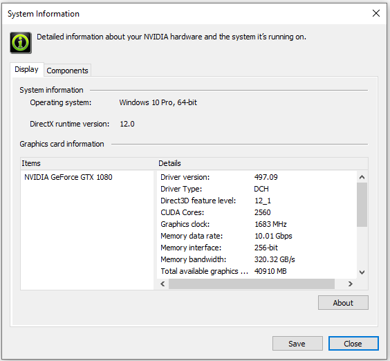 Nvidia driver installation